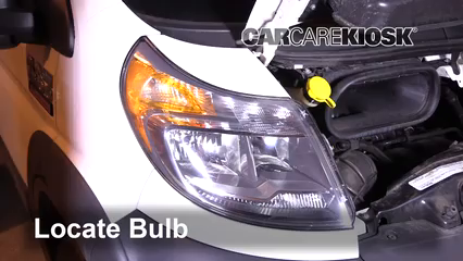 2016 Ram ProMaster 1500 3.6L V6 FlexFuel Luces Luz de carretera (reemplazar foco) 